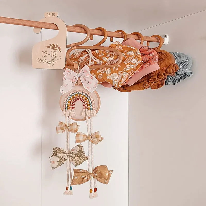 7Pc Baby Wood Closet Dividers