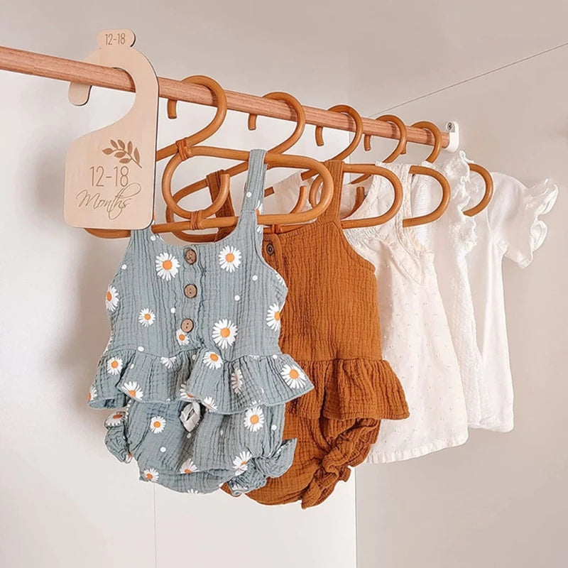 7Pc Baby Wood Closet Dividers