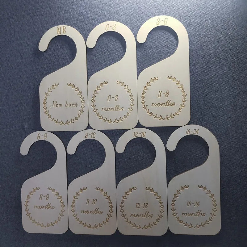 7Pc Baby Wood Closet Dividers