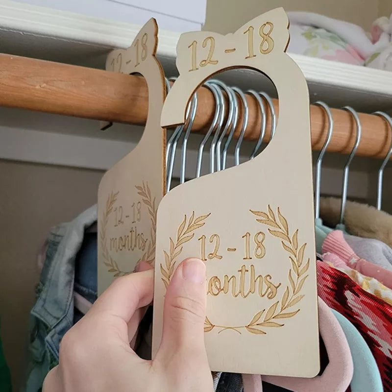7Pc Baby Wood Closet Dividers