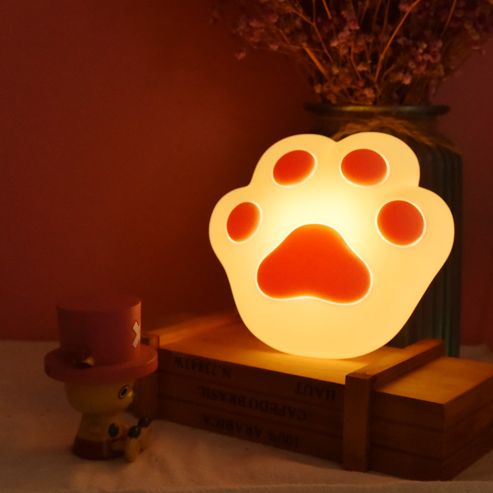 Paw Silicone Night Light Wall Lamp - CONSOMNIO