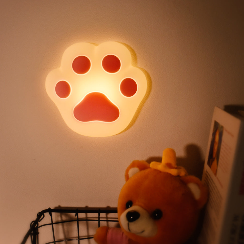 Paw Silicone Night Light Wall Lamp - CONSOMNIO