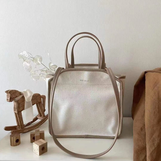 Canvas Diaper Bag with Pouch - CONSOMNIO