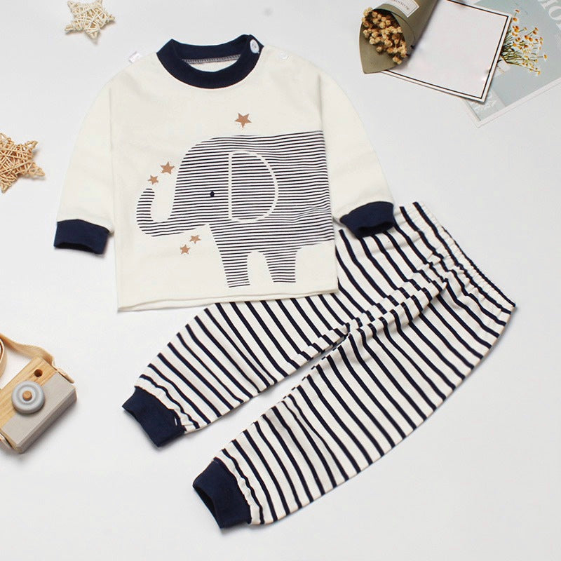 Mr Elephant 2-piece Organic Cotton Set - CONSOMNIO