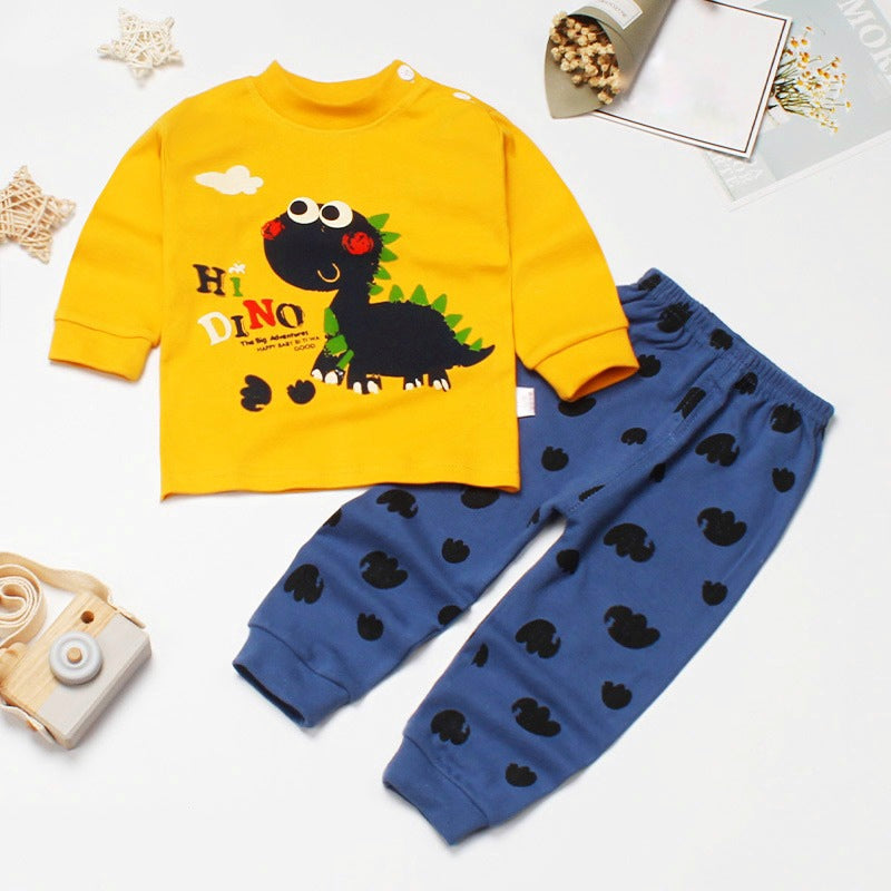 2-piece Dino Organic Cotton PJ Set - CONSOMNIO