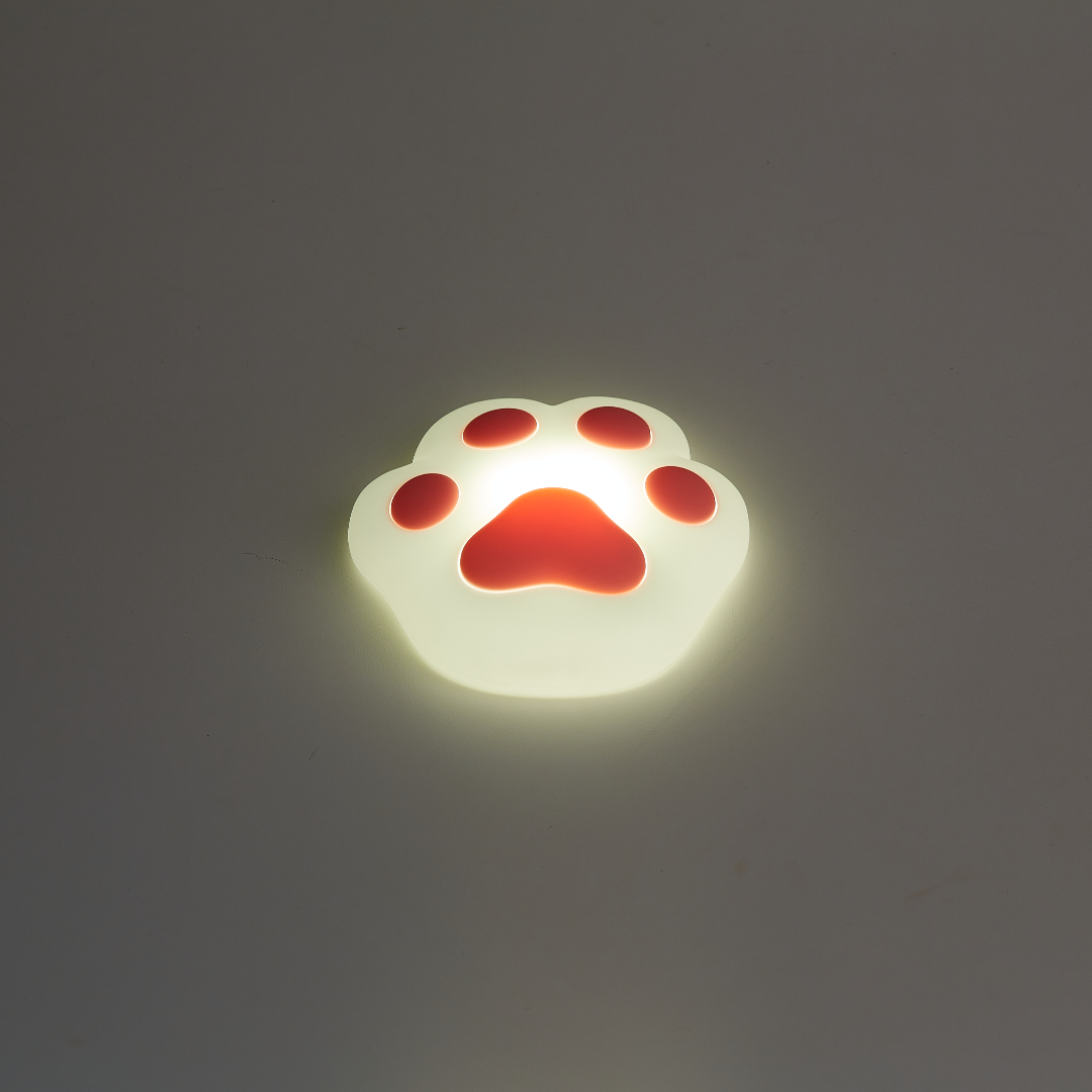 Paw Silicone Night Light Wall Lamp - CONSOMNIO